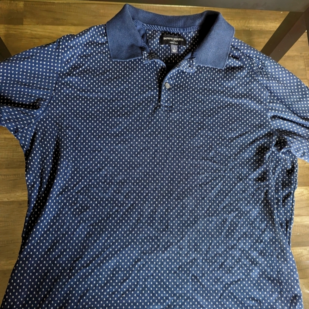 Rarely worn polkadot polo